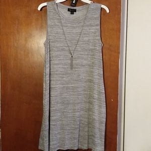 AB Studio gray tank dress. Size large